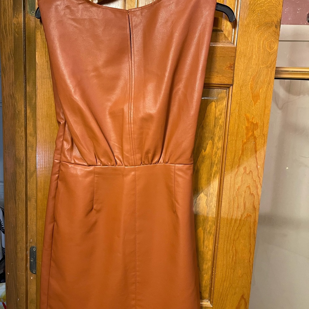 Fate Brown Sheath Dress with Bateau Neckline